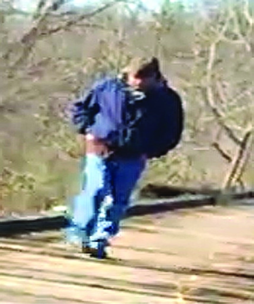 A video captured by Libby German on the day she and Williams were killed showed a man walking near them along a trail. 